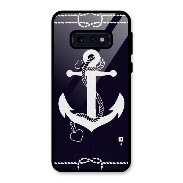 Sail Anchor Glass Back Case for Galaxy S10e