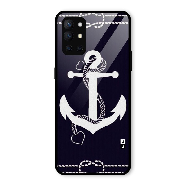 Sail Anchor Glass Back Case for OnePlus 9R