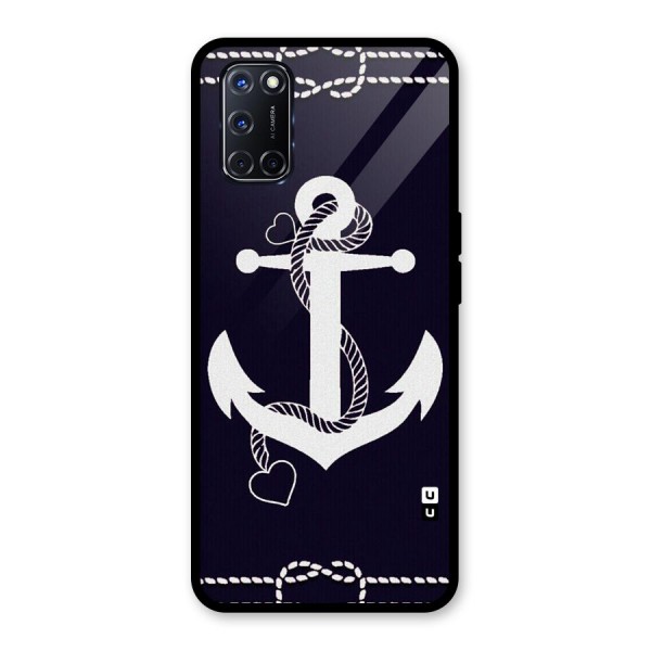 Sail Anchor Glass Back Case for Oppo A52