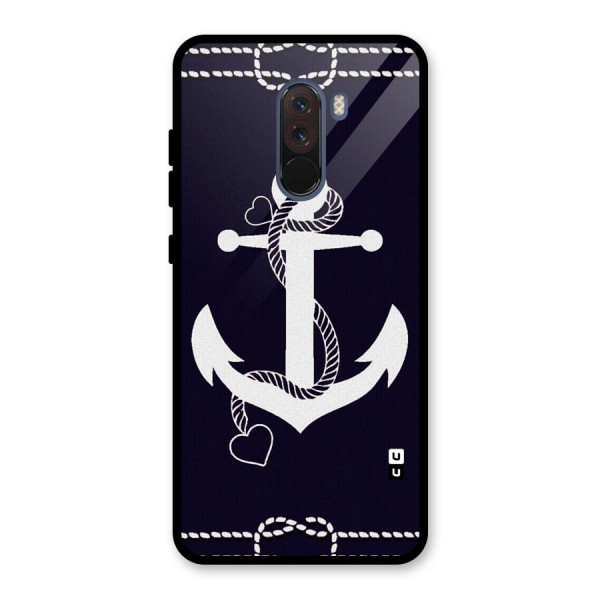 Sail Anchor Glass Back Case for Poco F1