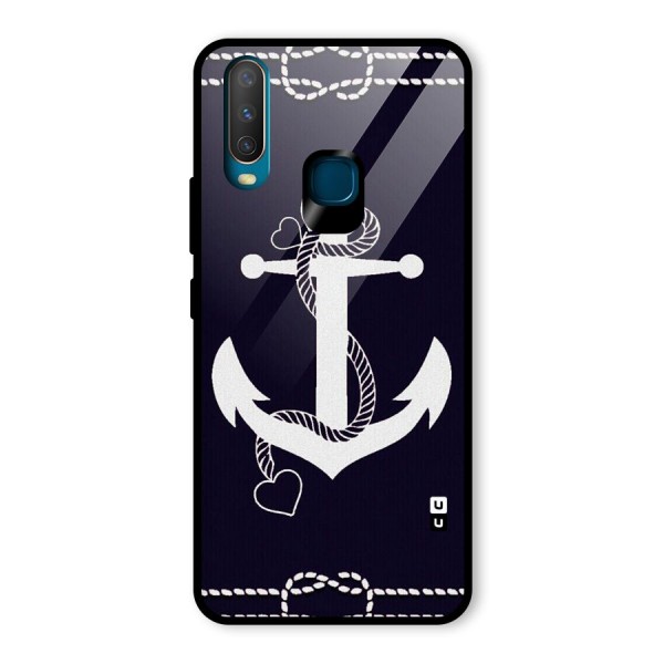 Sail Anchor Glass Back Case for Vivo Y12