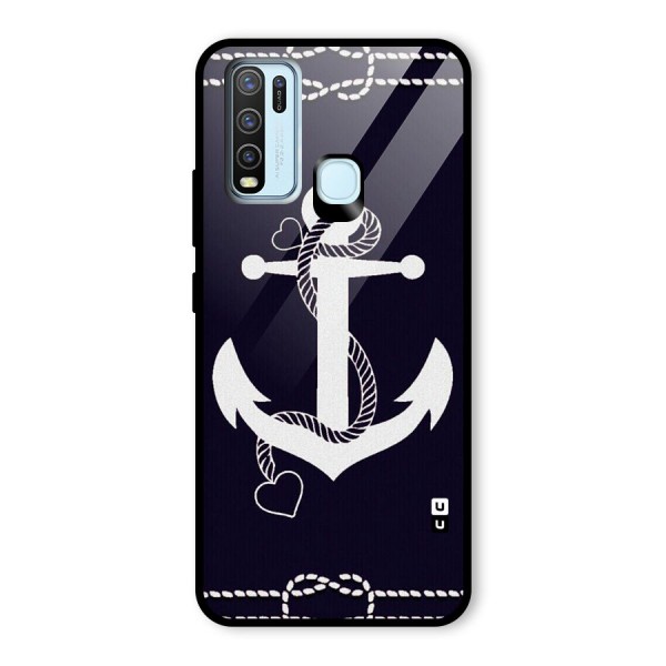 Sail Anchor Glass Back Case for Vivo Y30