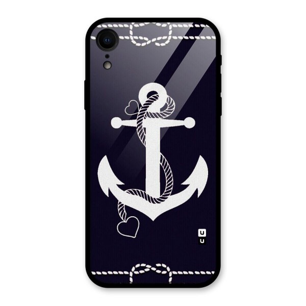 Sail Anchor Glass Back Case for XR