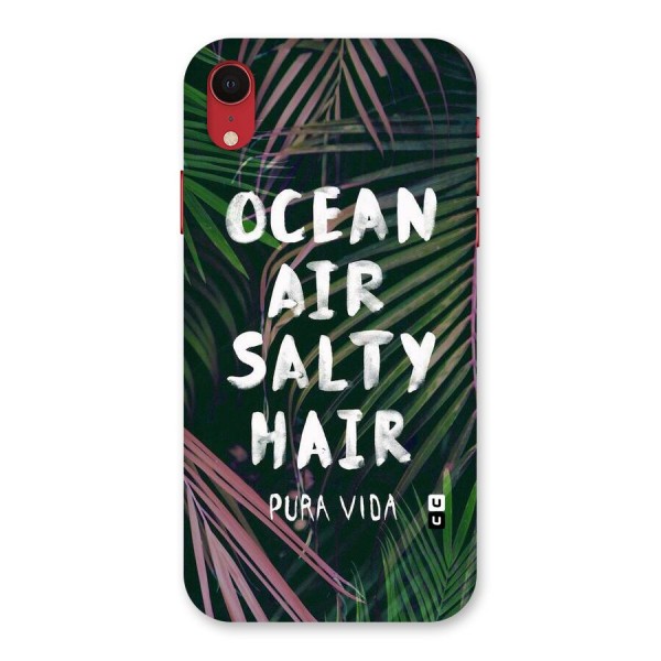 Salty Hair Back Case for iPhone XR