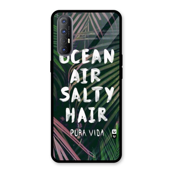 Salty Hair Glass Back Case for Oppo Reno3 Pro