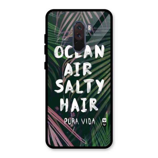 Salty Hair Glass Back Case for Poco F1