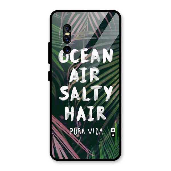 Salty Hair Glass Back Case for Vivo V15 Pro