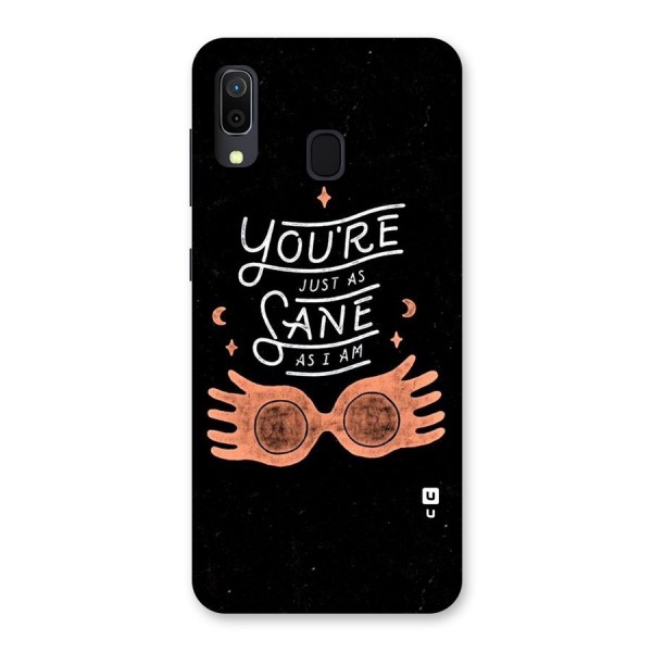 Sane As I Back Case for Galaxy A20