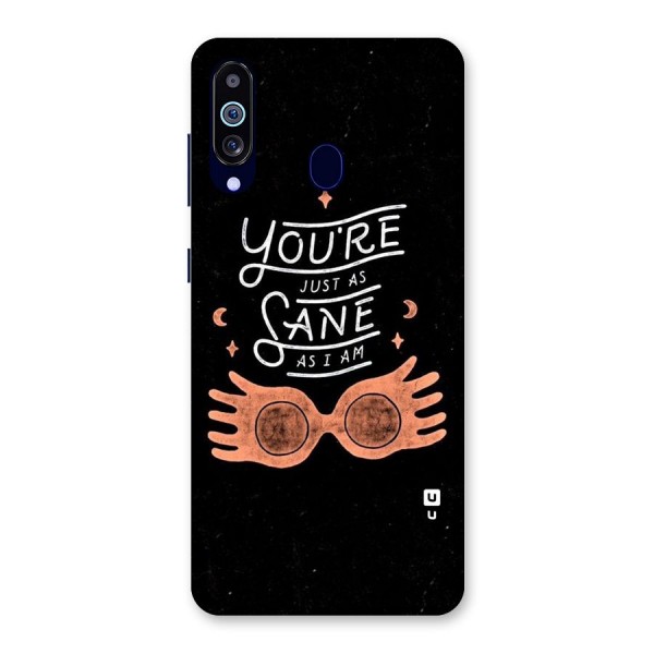 Sane As I Back Case for Galaxy A60