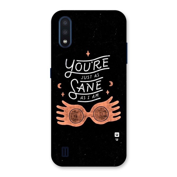 Sane As I Back Case for Galaxy M01