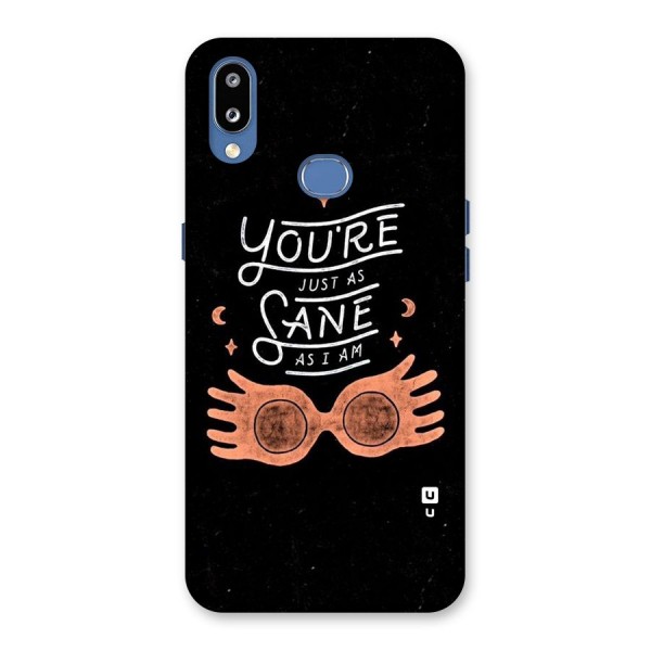 Sane As I Back Case for Galaxy M01s