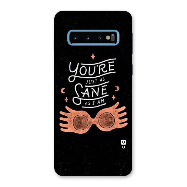 Sane As I Back Case for Galaxy S10