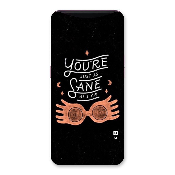 Sane As I Back Case for Oppo Find X