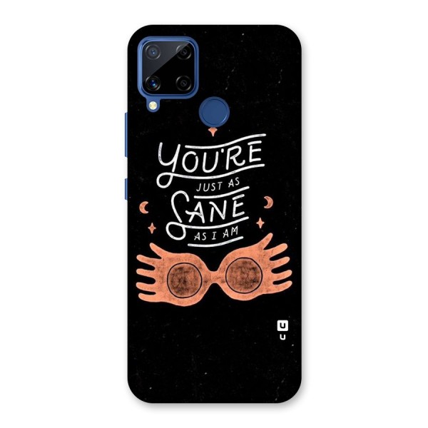 Sane As I Back Case for Realme Narzo 30A