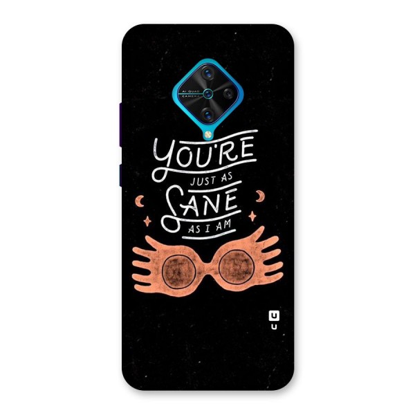 Sane As I Back Case for Vivo S1 Pro