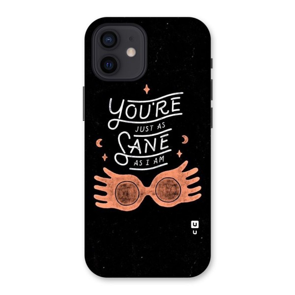 Sane As I Back Case for iPhone 12