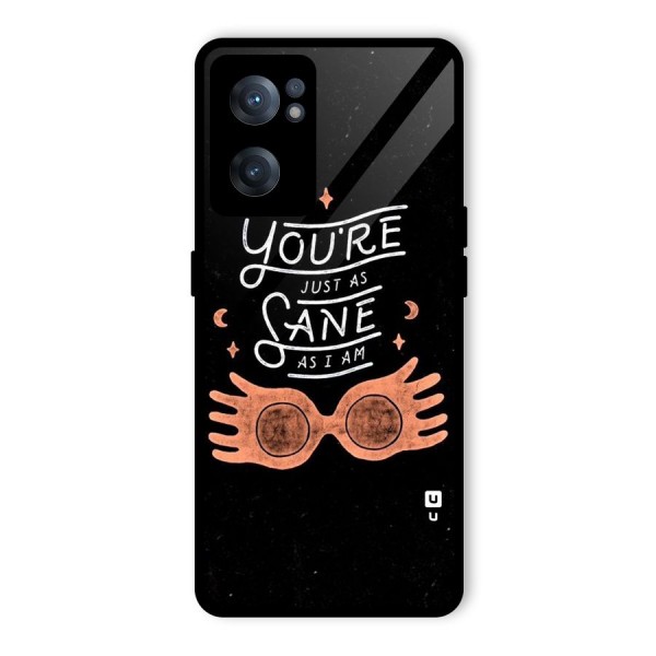 Sane As I Glass Back Case for OnePlus Nord CE 2 5G