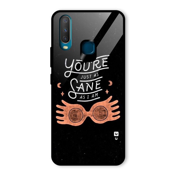 Sane As I Glass Back Case for Vivo Y15