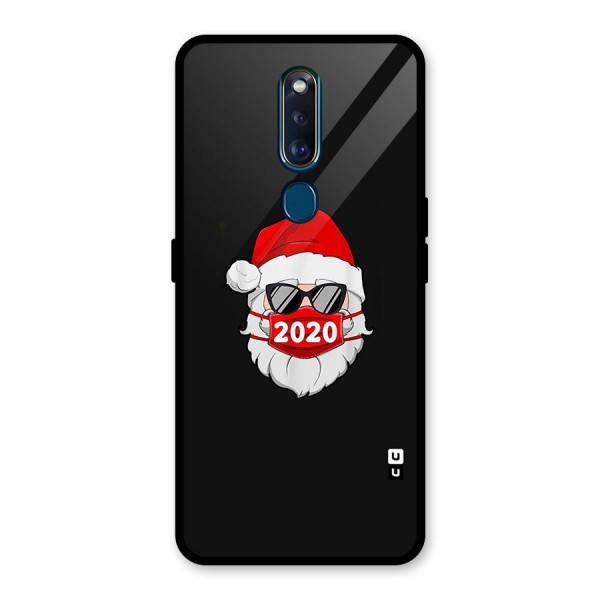 Santa 2020 Glass Back Case for Oppo F11 Pro