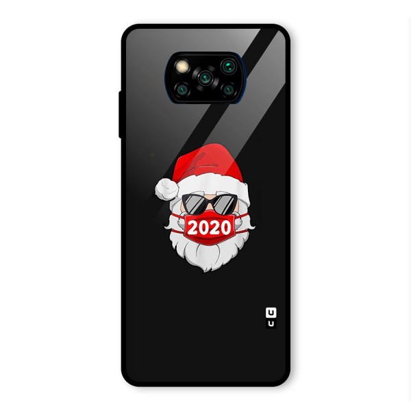 Santa 2020 Glass Back Case for Poco X3 Pro