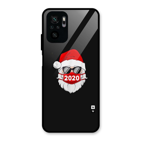 Santa 2020 Glass Back Case for Redmi Note 10