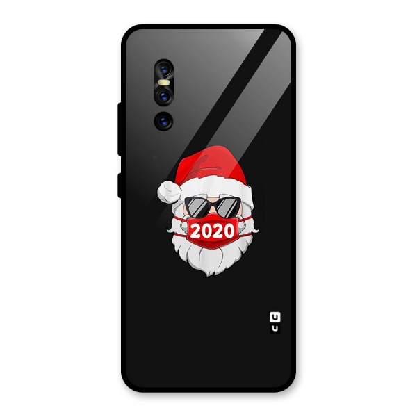 Santa 2020 Glass Back Case for Vivo V15 Pro