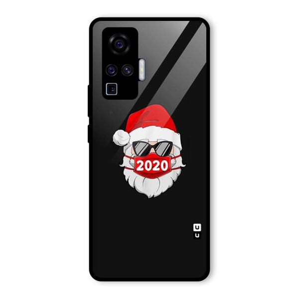 Santa 2020 Glass Back Case for Vivo X50 Pro