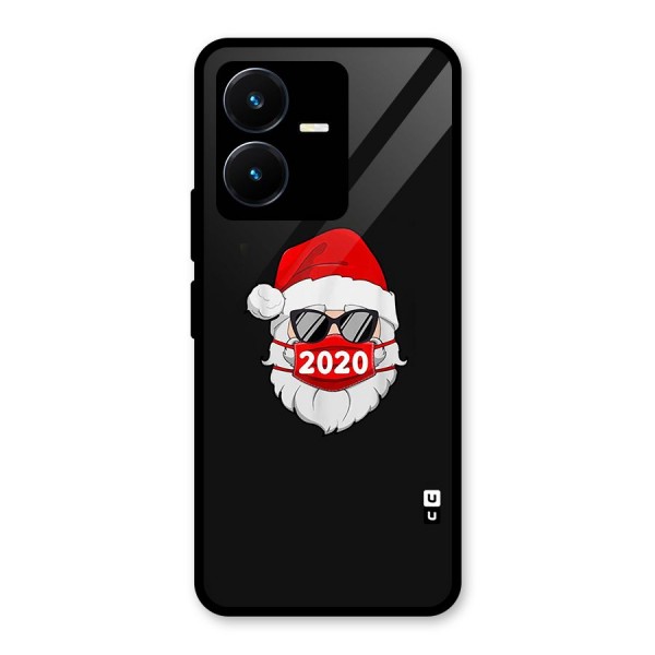 Santa 2020 Glass Back Case for Vivo Y22