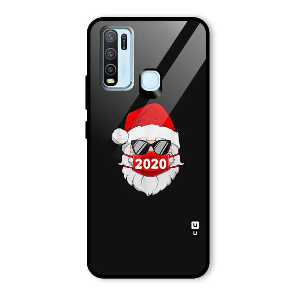 Santa 2020 Glass Back Case for Vivo Y30