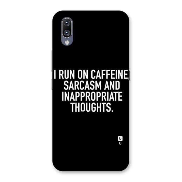 Sarcasm And Caffeine Back Case for Vivo NEX