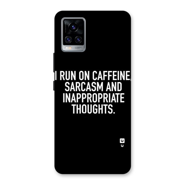 Sarcasm And Caffeine Back Case for Vivo V20 Pro