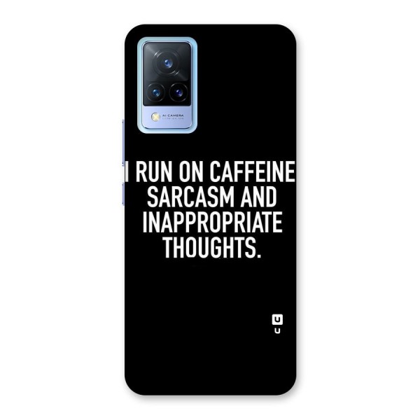 Sarcasm And Caffeine Back Case for Vivo V21 5G