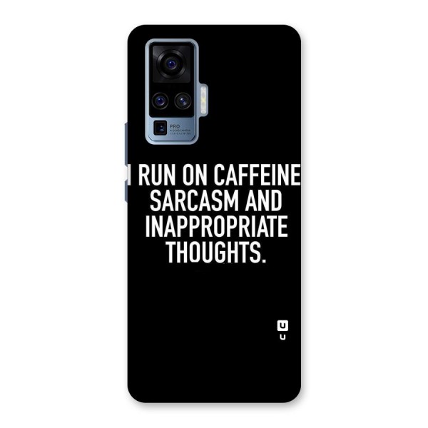 Sarcasm And Caffeine Back Case for Vivo X50 Pro