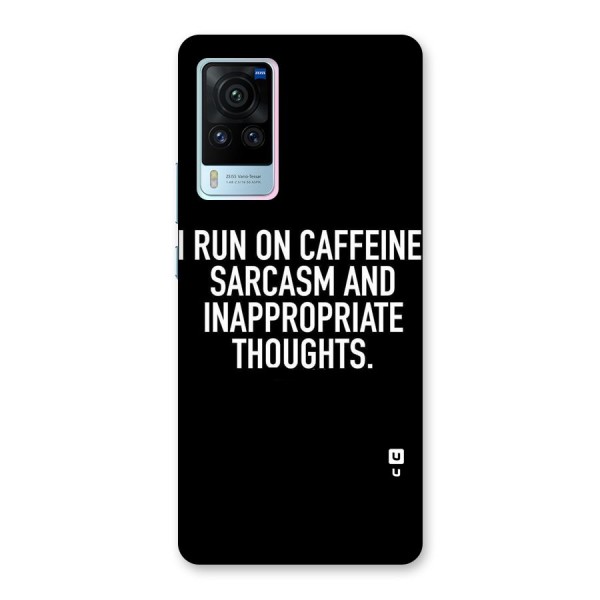 Sarcasm And Caffeine Back Case for Vivo X60 Pro