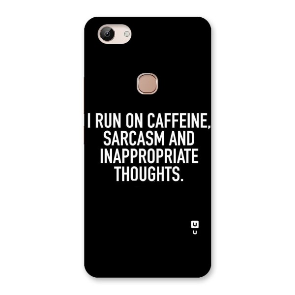 Sarcasm And Caffeine Back Case for Vivo Y83