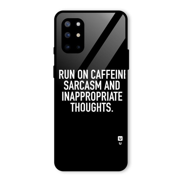 Sarcasm And Caffeine Glass Back Case for OnePlus 8T