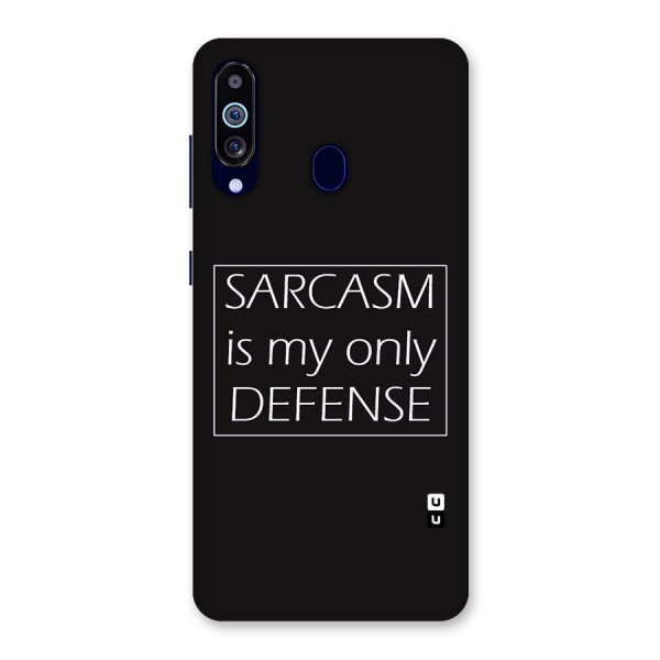 Sarcasm Defence Back Case for Galaxy A60