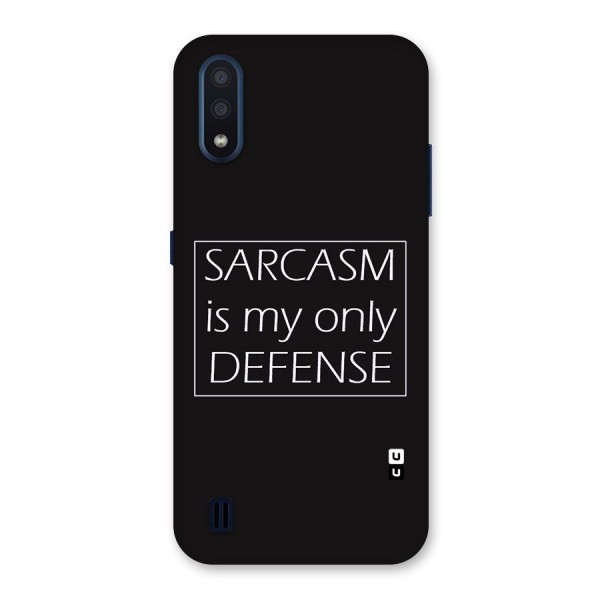 Sarcasm Defence Back Case for Galaxy M01