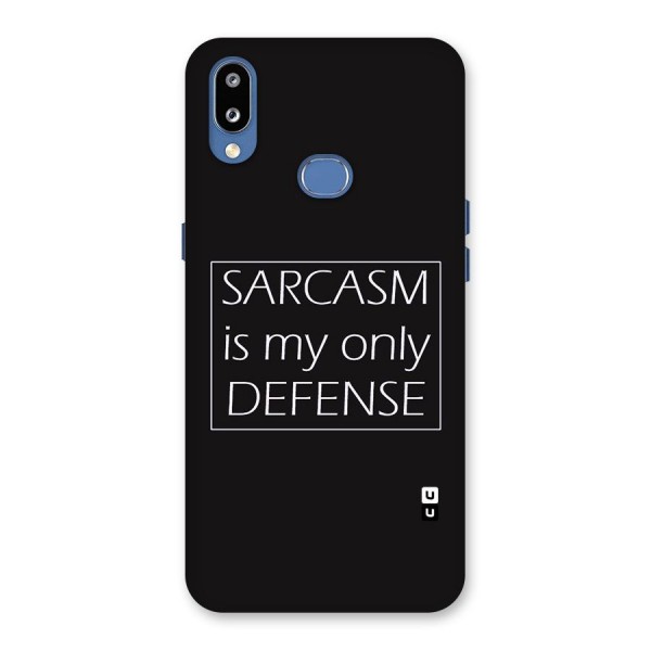 Sarcasm Defence Back Case for Galaxy M01s