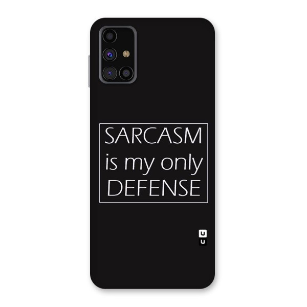 Sarcasm Defence Back Case for Galaxy M31s