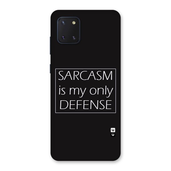 Sarcasm Defence Back Case for Galaxy Note 10 Lite