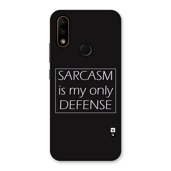 Sarcasm Defence Back Case for Lenovo A6 Note