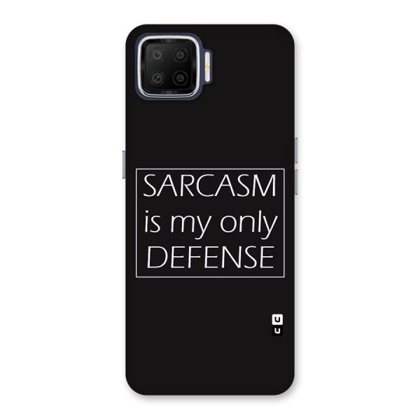 Sarcasm Defence Back Case for Oppo F17