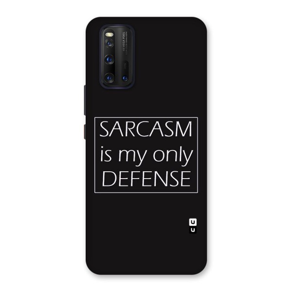 Sarcasm Defence Back Case for Vivo iQOO 3