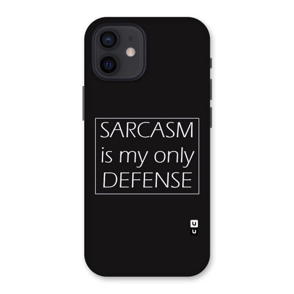 Sarcasm Defence Back Case for iPhone 12