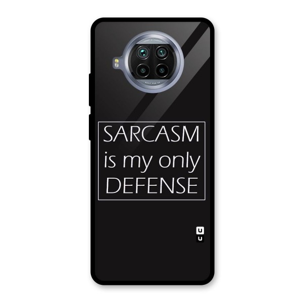 Sarcasm Defence Glass Back Case for Mi 10i