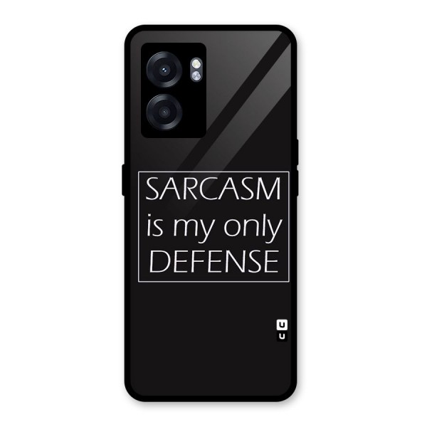 Sarcasm Defence Glass Back Case for Oppo K10 (5G)