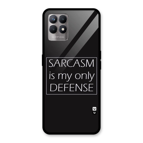 Sarcasm Defence Glass Back Case for Realme 8i