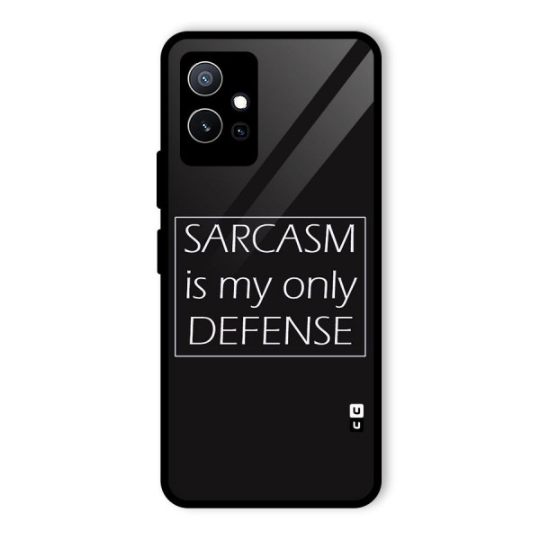 Sarcasm Defence Glass Back Case for Vivo T1 5G