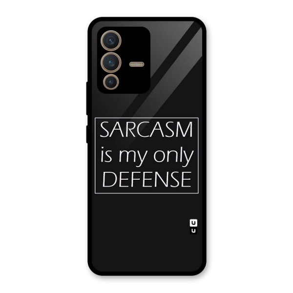 Sarcasm Defence Glass Back Case for Vivo V23 5G